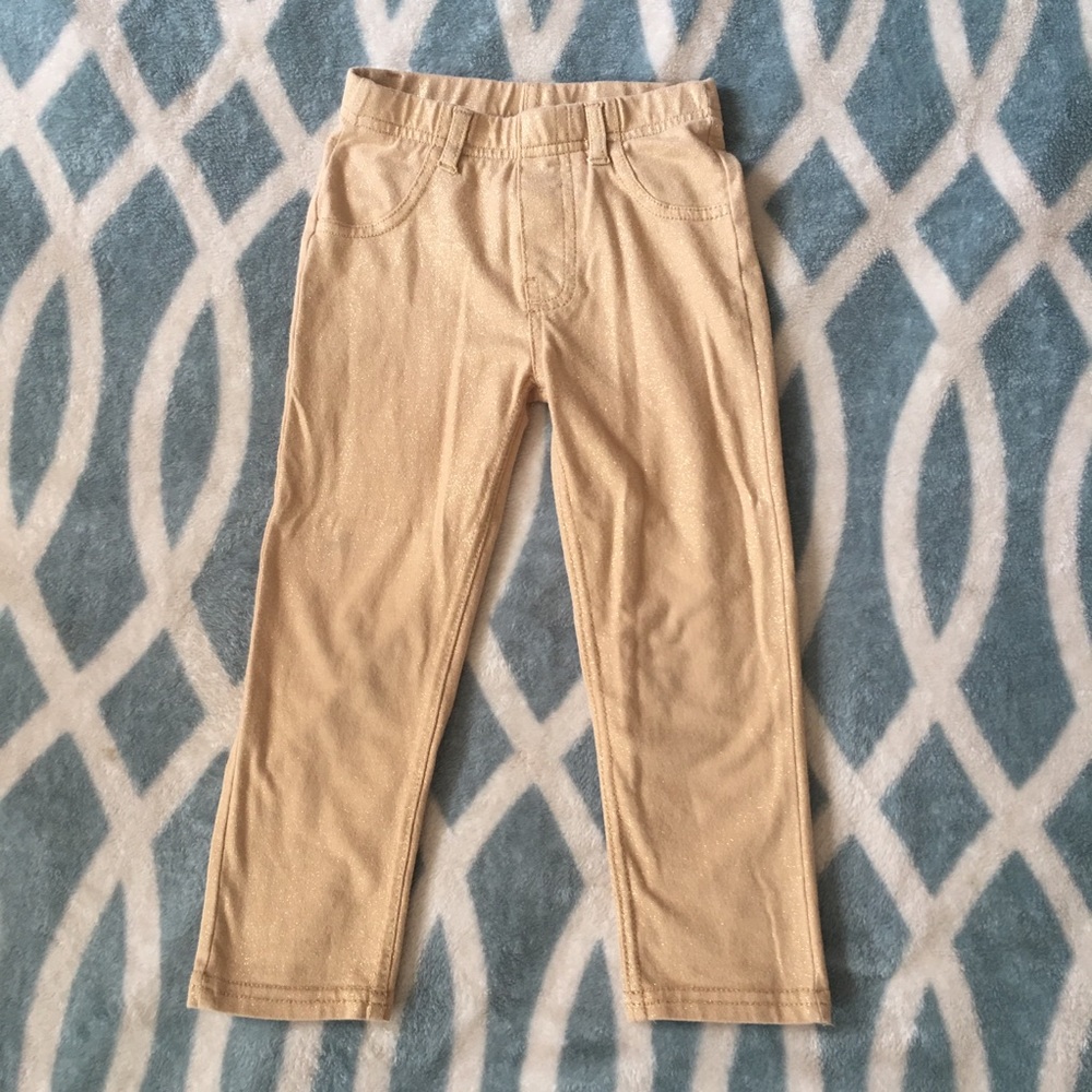 Garanimals gold shimmer leggings